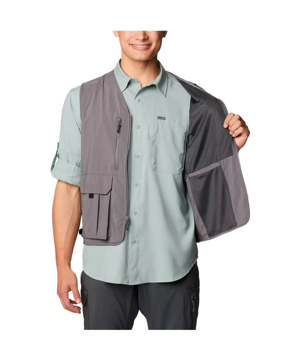 ABRIGOS MASCULINO COLUMBIA SILVER RIDGE UTILITY VEST – foto 2